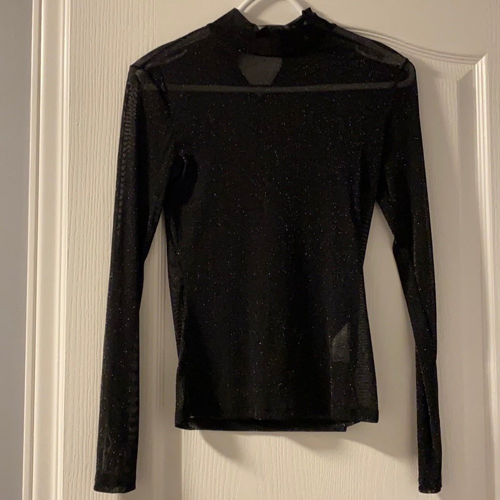 Sheer Long Sleeve Top